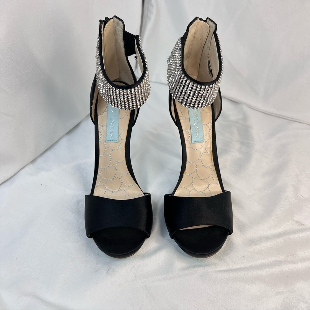 Blue by Betsey Johnson SB-Unite Bling Heels Size 7.5 - Picture 3 of 11